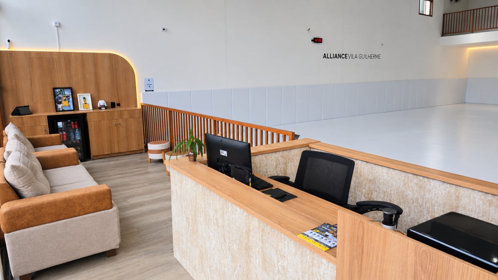 Recepção e lounge
